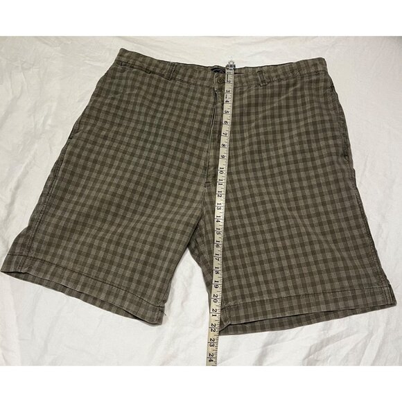 Men’s American Eagle Plaid Cotton Shorts Size 38 Classic Fit - Picture 5 of 5